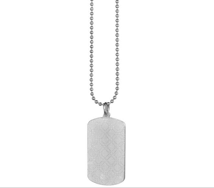 Rectangle Shape Sublimation Blank Metal Dog Tag