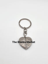 Load image into Gallery viewer, Angel wing locket keychain
