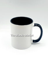 Load image into Gallery viewer, 11oz mug with black handle and inner
