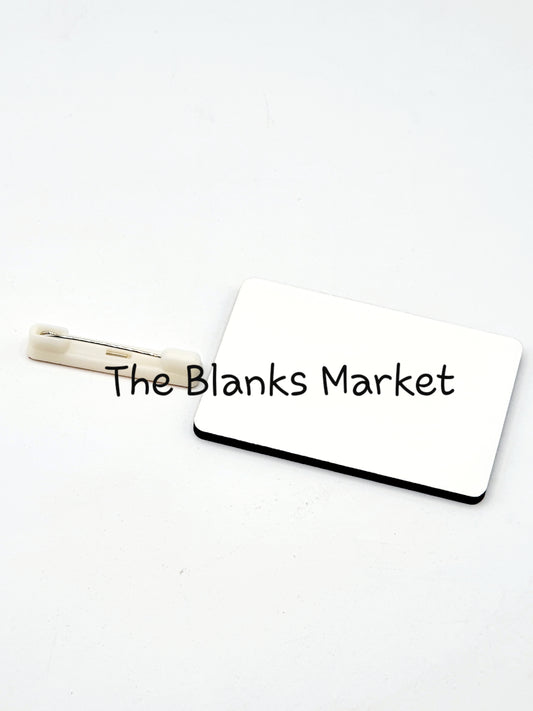 MDF sublimation name badge