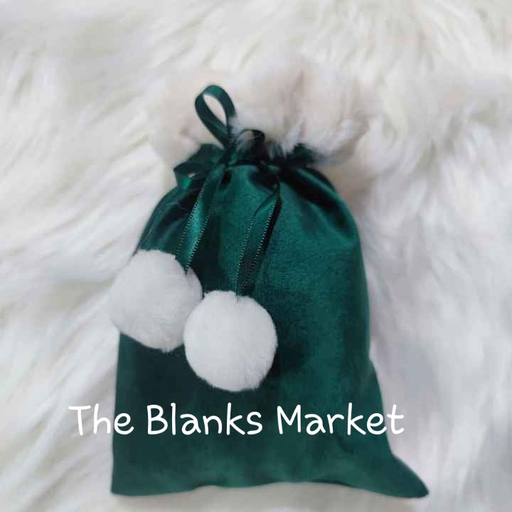 Christmas Gift Velvet Mini Candy Bag