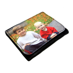 Small black sublimation wallet