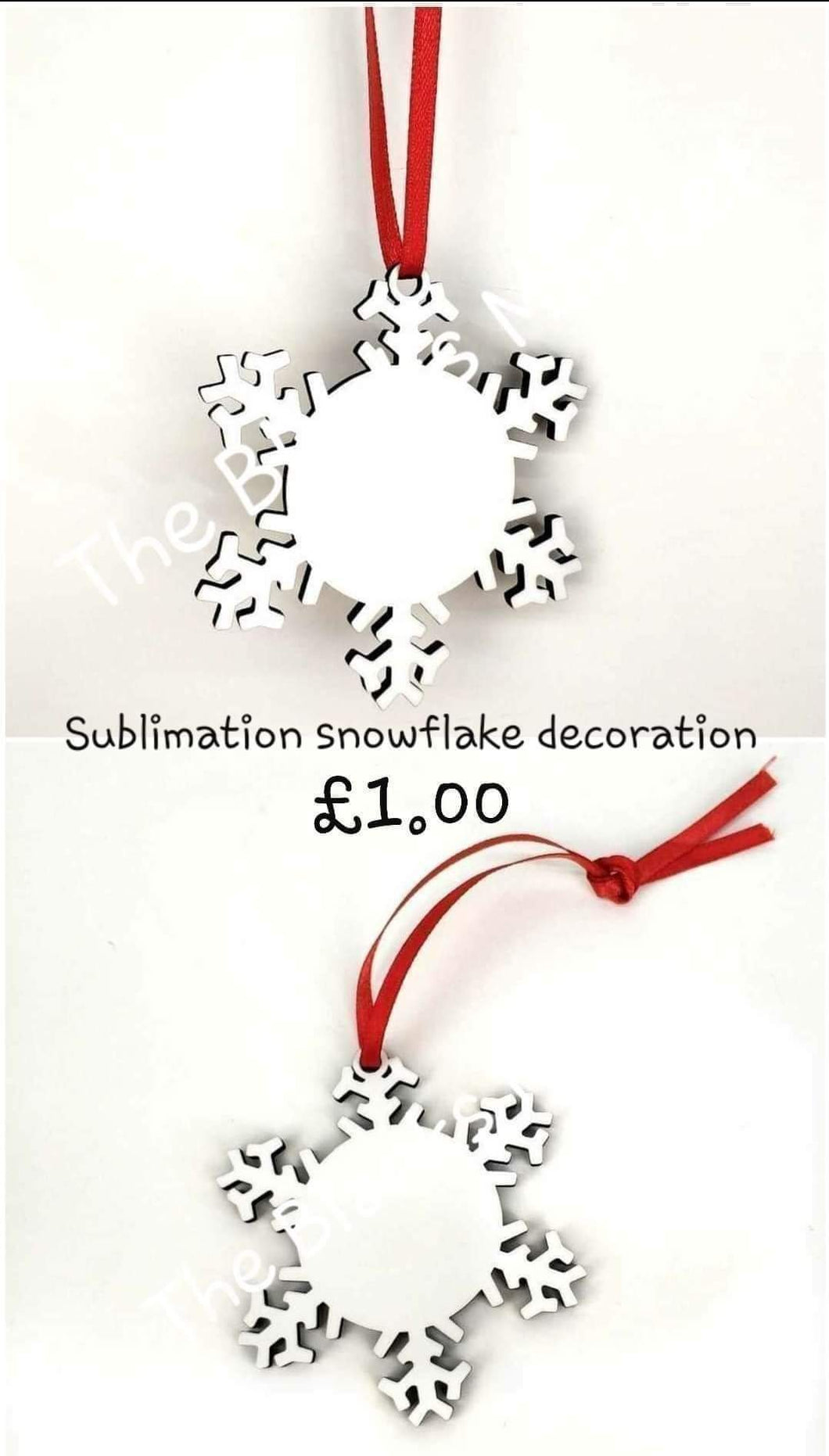 MDF snowflake decoration