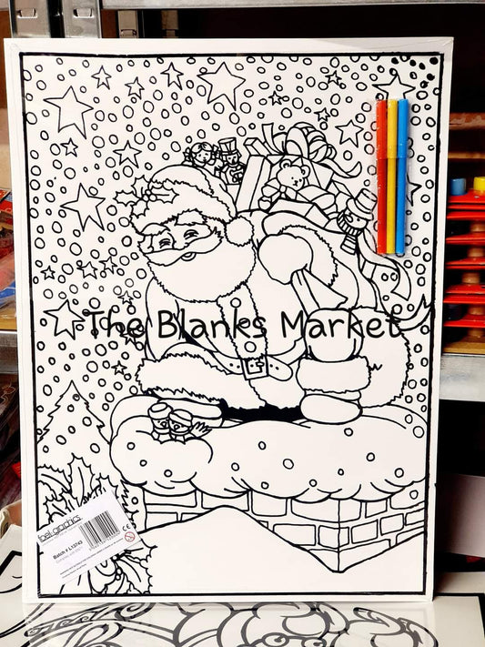 Christmas large colouring board