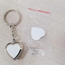 Load image into Gallery viewer, Heart ashes sublimation keychain
