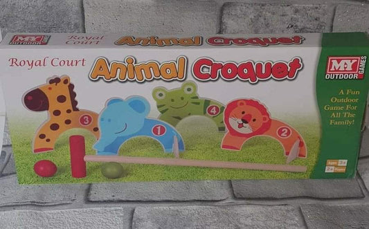 Animal croquet set