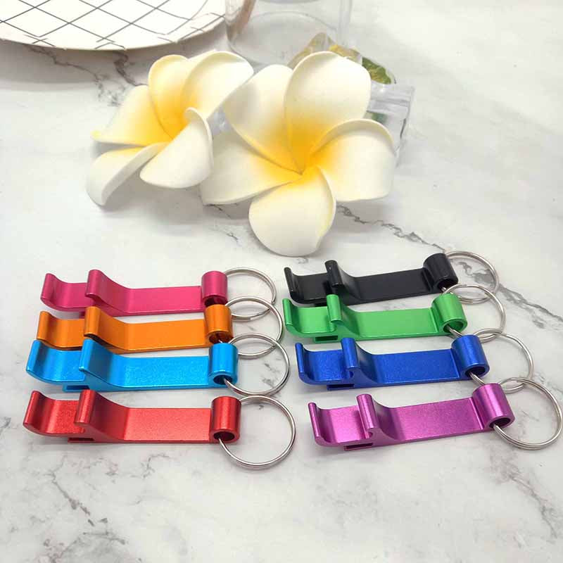 Aluminium keychain beer bottle opener