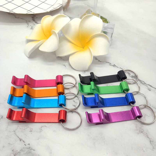 Aluminium keychain beer bottle opener