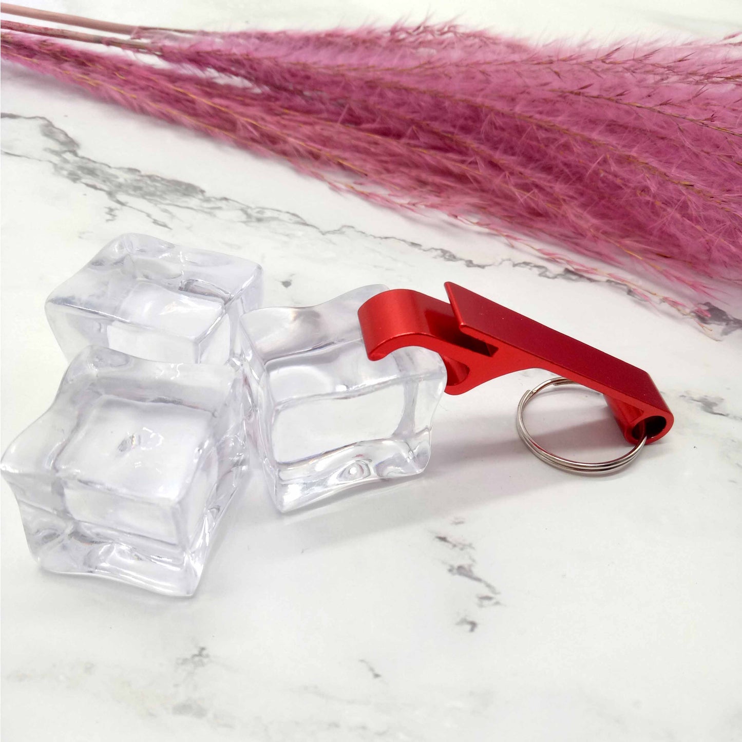Aluminium keychain beer bottle opener
