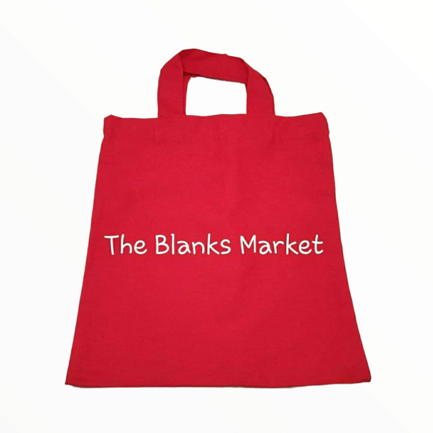 Red small tote bag 21cm x 26cm