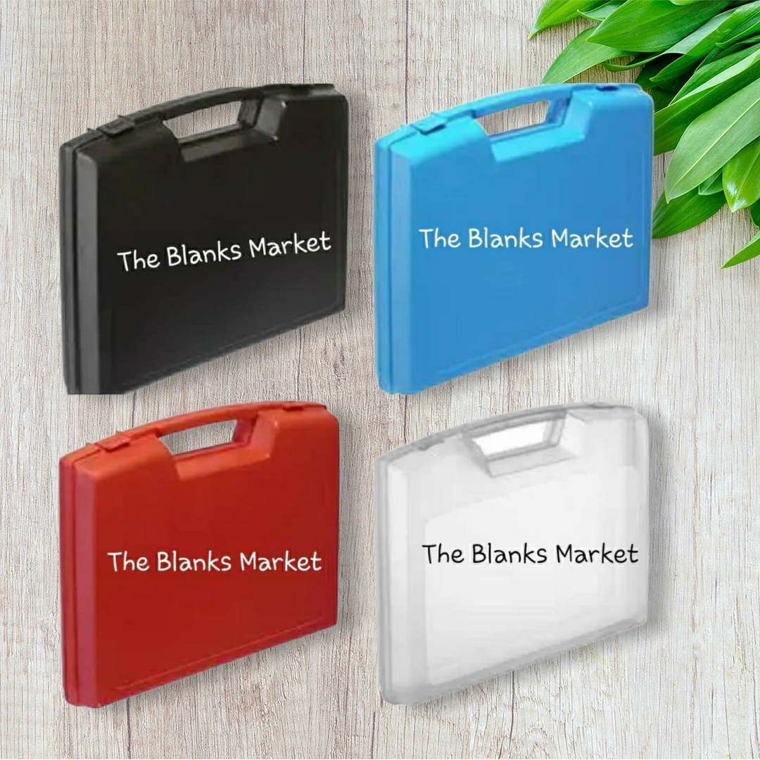 Plastic briefcase for ring security boxes