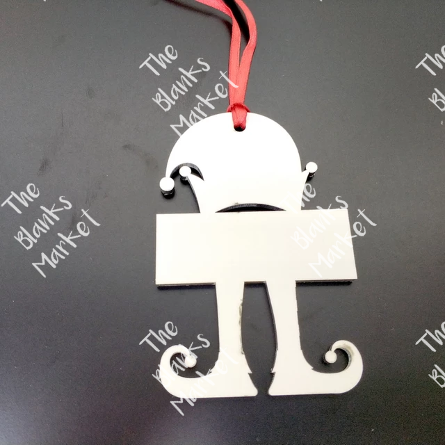 Elf sublimation hanging decoration