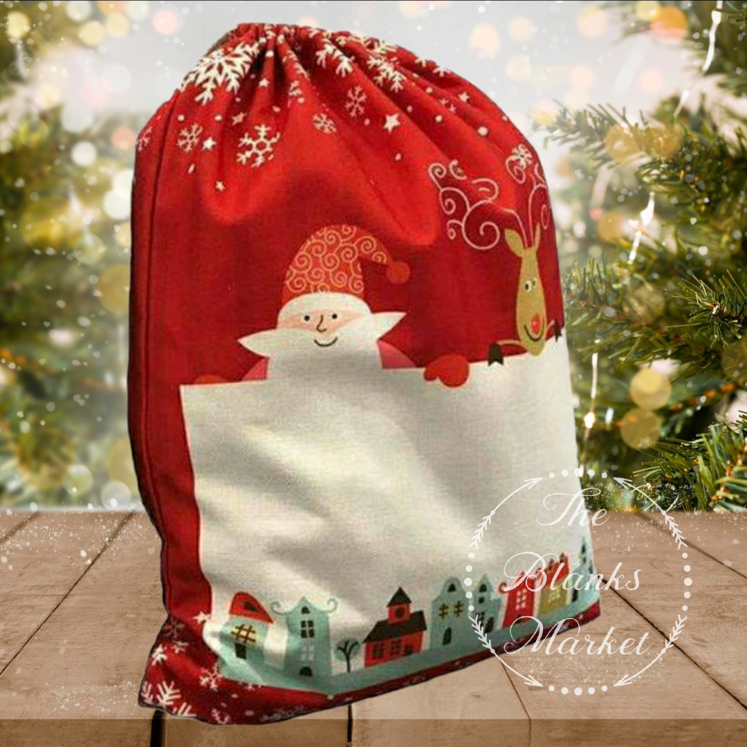 Pre-Printed Red Santa Sack – Large