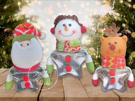 CHRISTAMS CANDY JAR 8CM