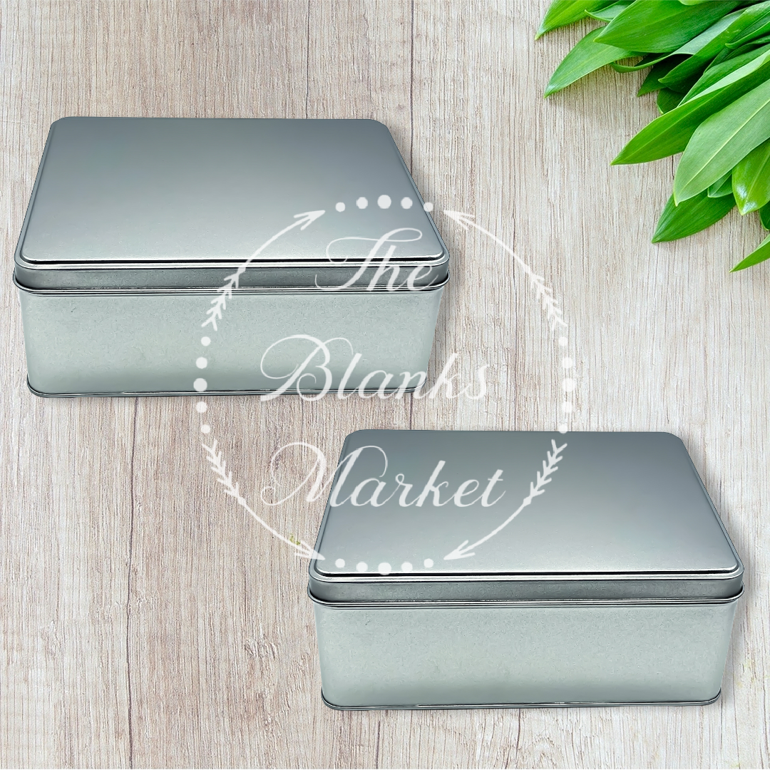 Aluminium hinge lid tin