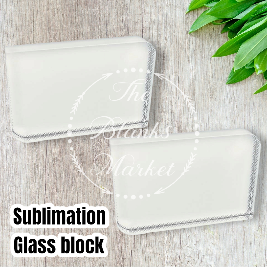 Sublimation Crystal Block rounded Corner Medium (9 x 13cm)