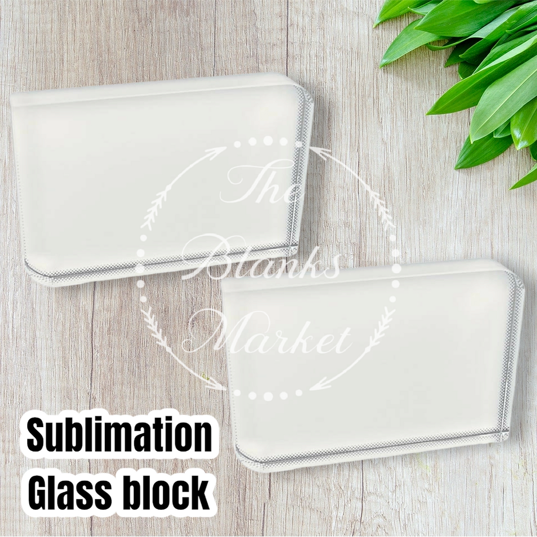 Sublimation Crystal Block rounded Corner Medium (9 x 13cm)