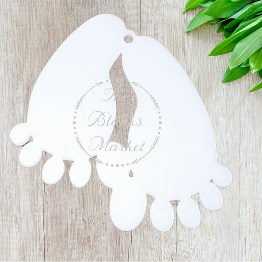Acrylic hanging baby feet decoration
