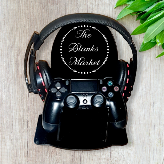 Gaming headset and controller stand