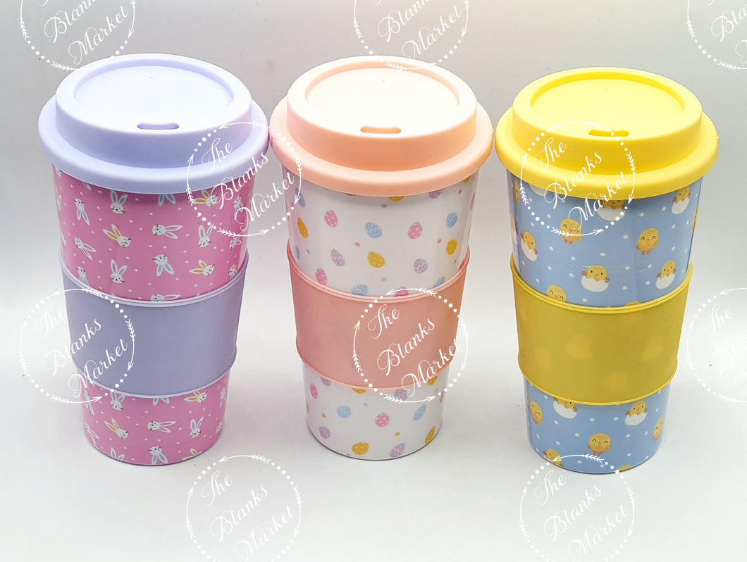 Easter printed travel mug