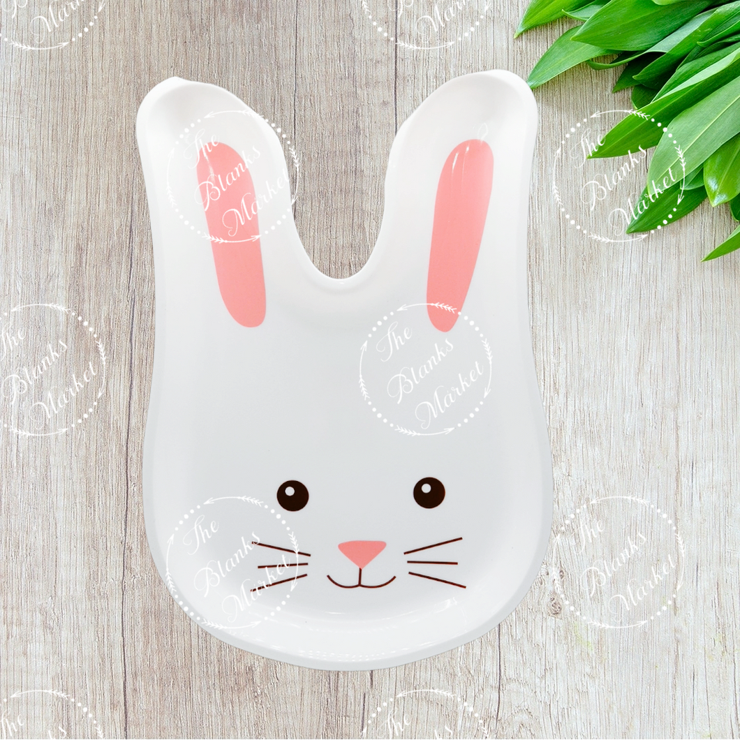 Easter bunny plate