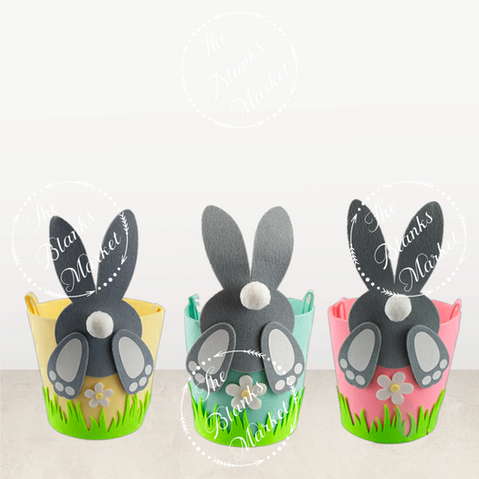 Easter Pom Pom Bunny Basket