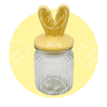 Load image into Gallery viewer, Easter Ribbed Glass Jar 250ml
