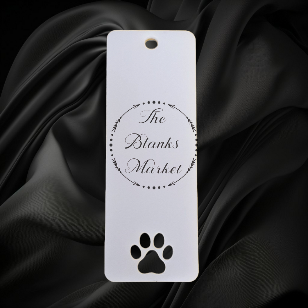 Paw cut out bookmark