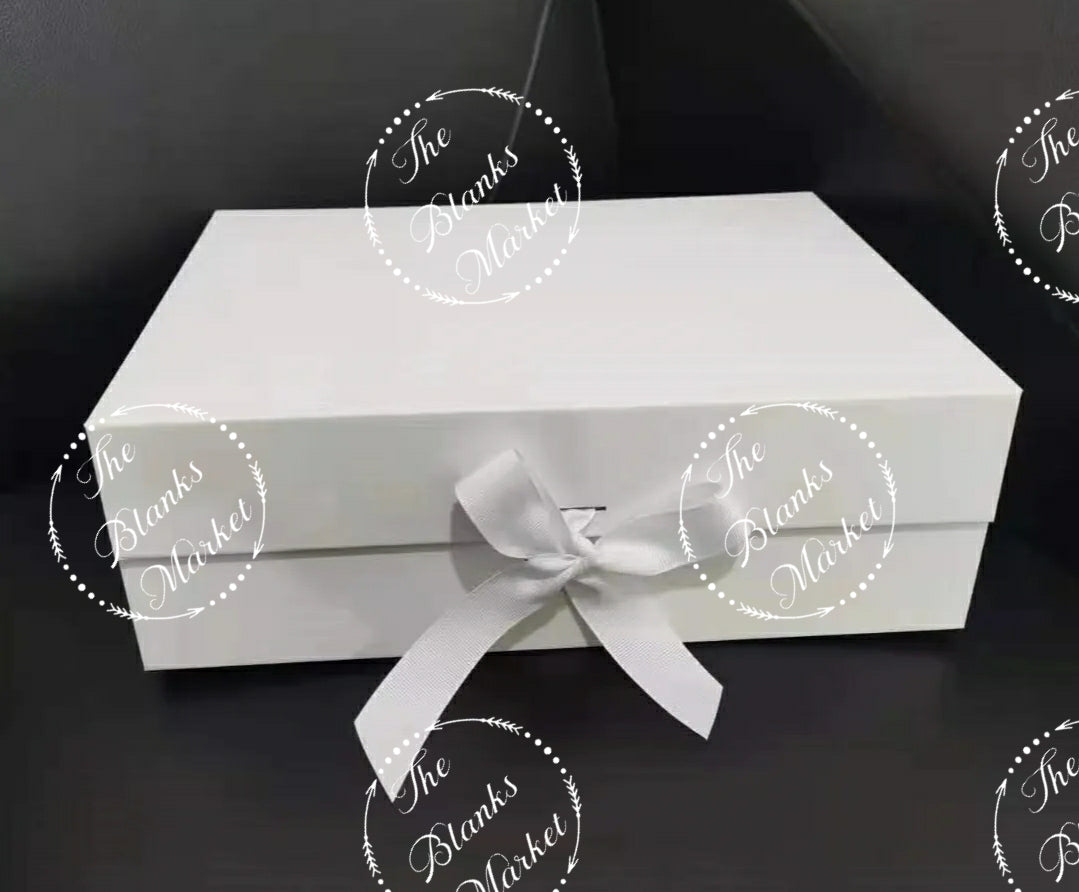 Magnetic Flip Rigid Ribbon Folding Box