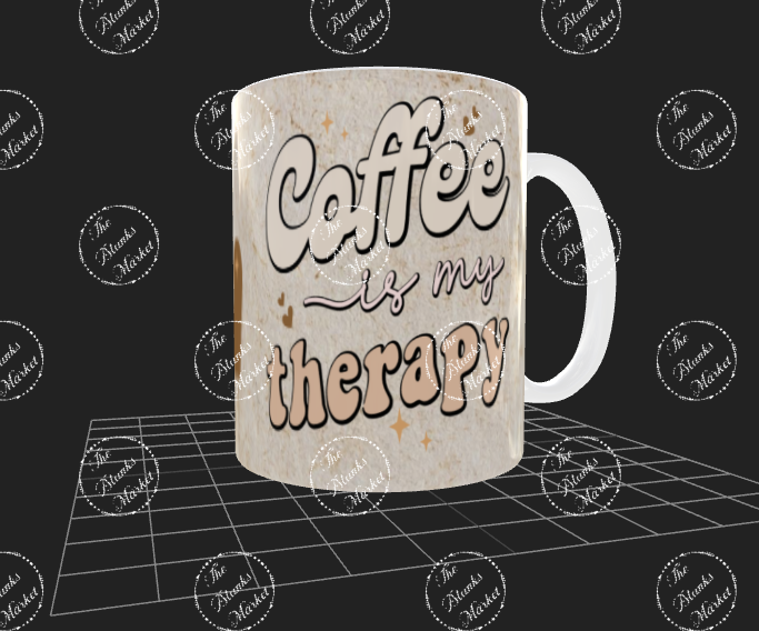 Coffee is my therapy digital download