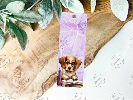 Dog bookmark digital download