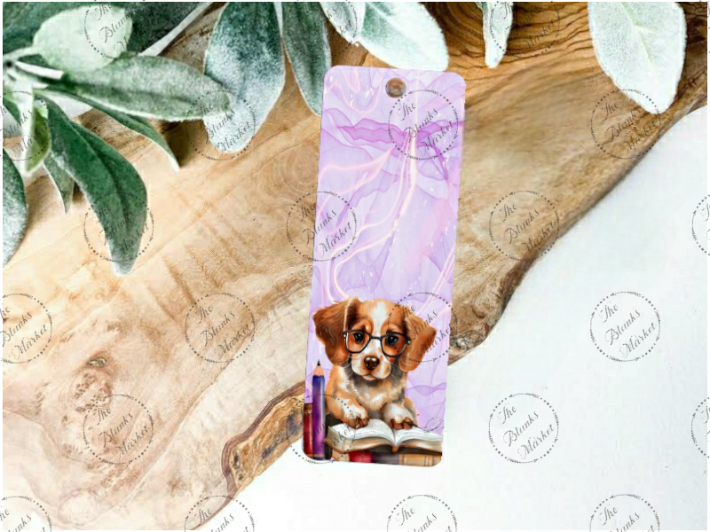 Dog bookmark digital download