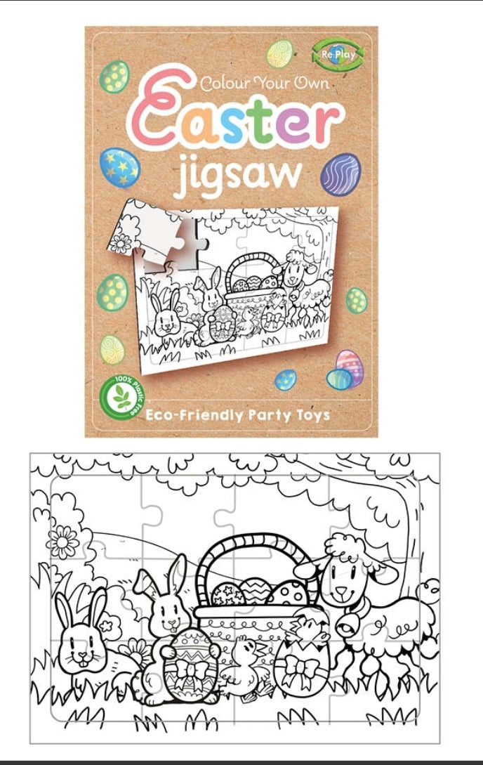 Colour In Easter Jigsaws