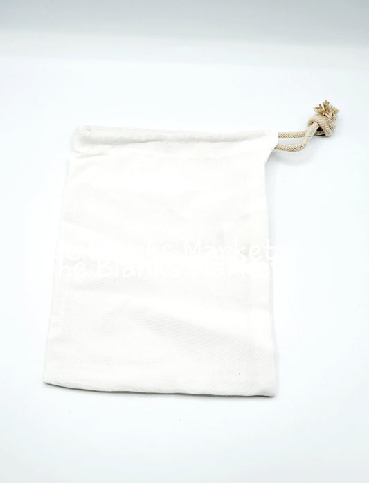 Sublimation White Drawstring Pouch (25 x 30cm)