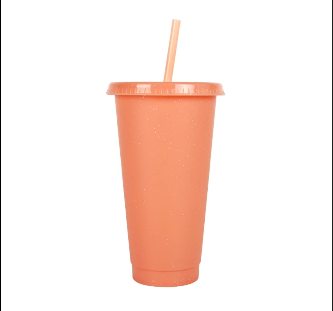 Glitter 24oz cold cups