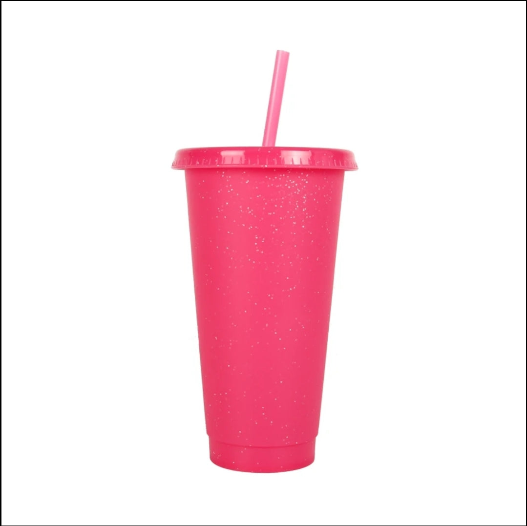 Glitter 24oz cold cups