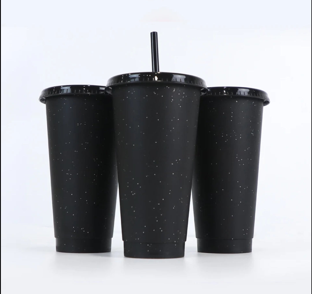 Glitter 24oz cold cups