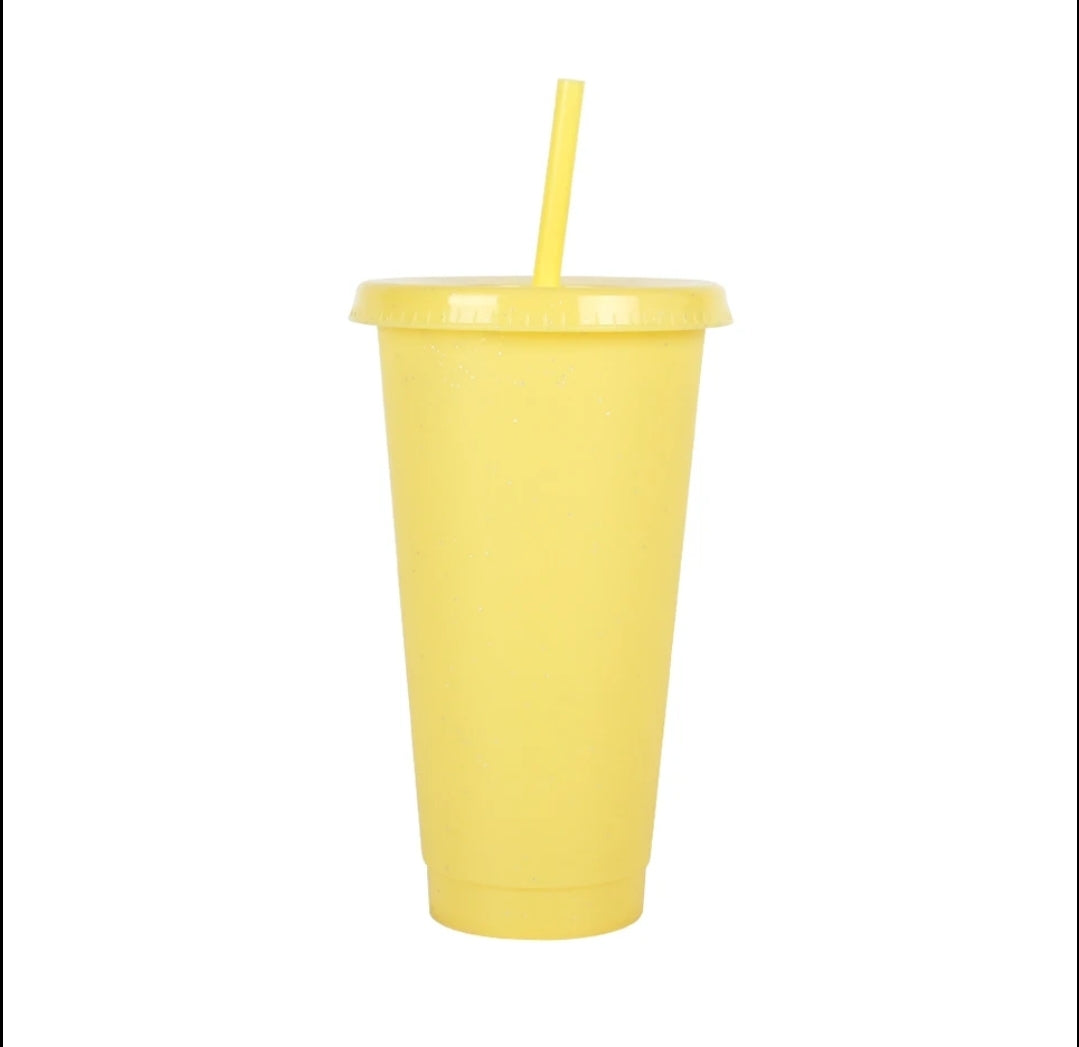 Glitter 24oz cold cups