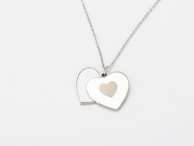 Sublimation Heart Shape Sliding Locket