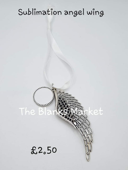 Sublimation single angel wing