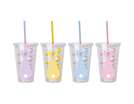 Easter Cup & Swirly Straw 650ML