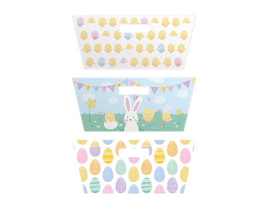 Easter printed hamper tray