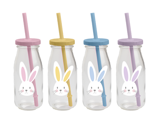 Easter Milk Bottle & Straw
