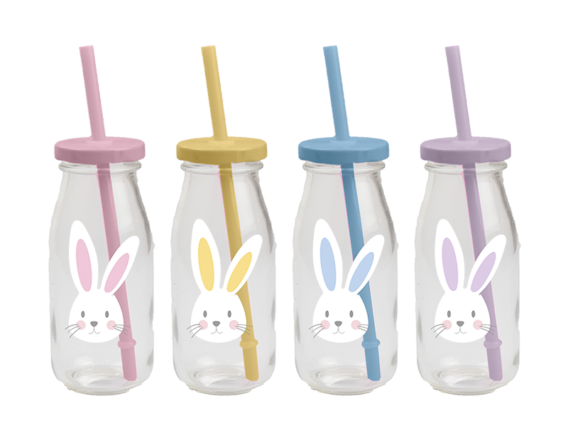 Easter Milk Bottle & Straw