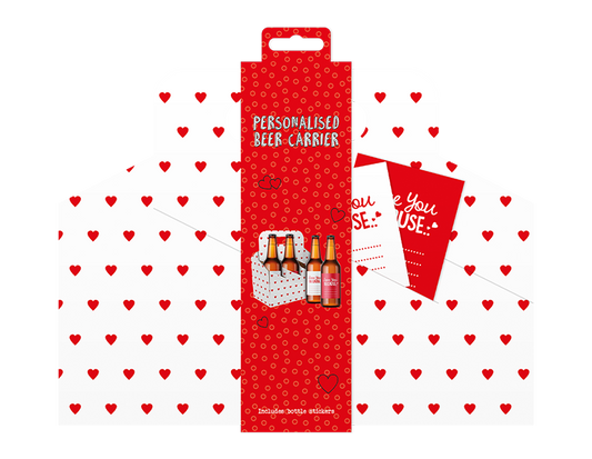 Valentine's Beer Carrier Box