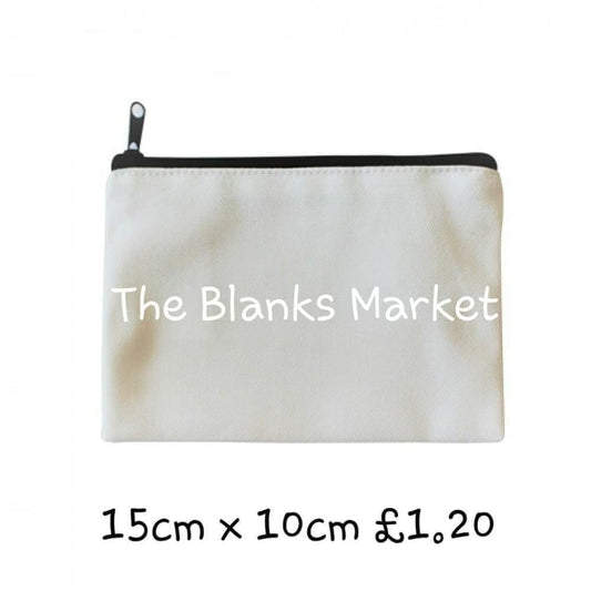 Small zip pouch 15 x 10cm